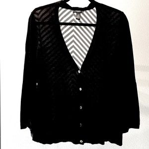 ALFANI | Women’s Chevron Stripes Cardigan